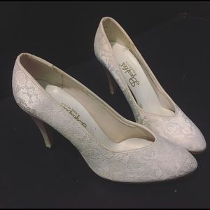 Lacey Ivory Wedding Shoes